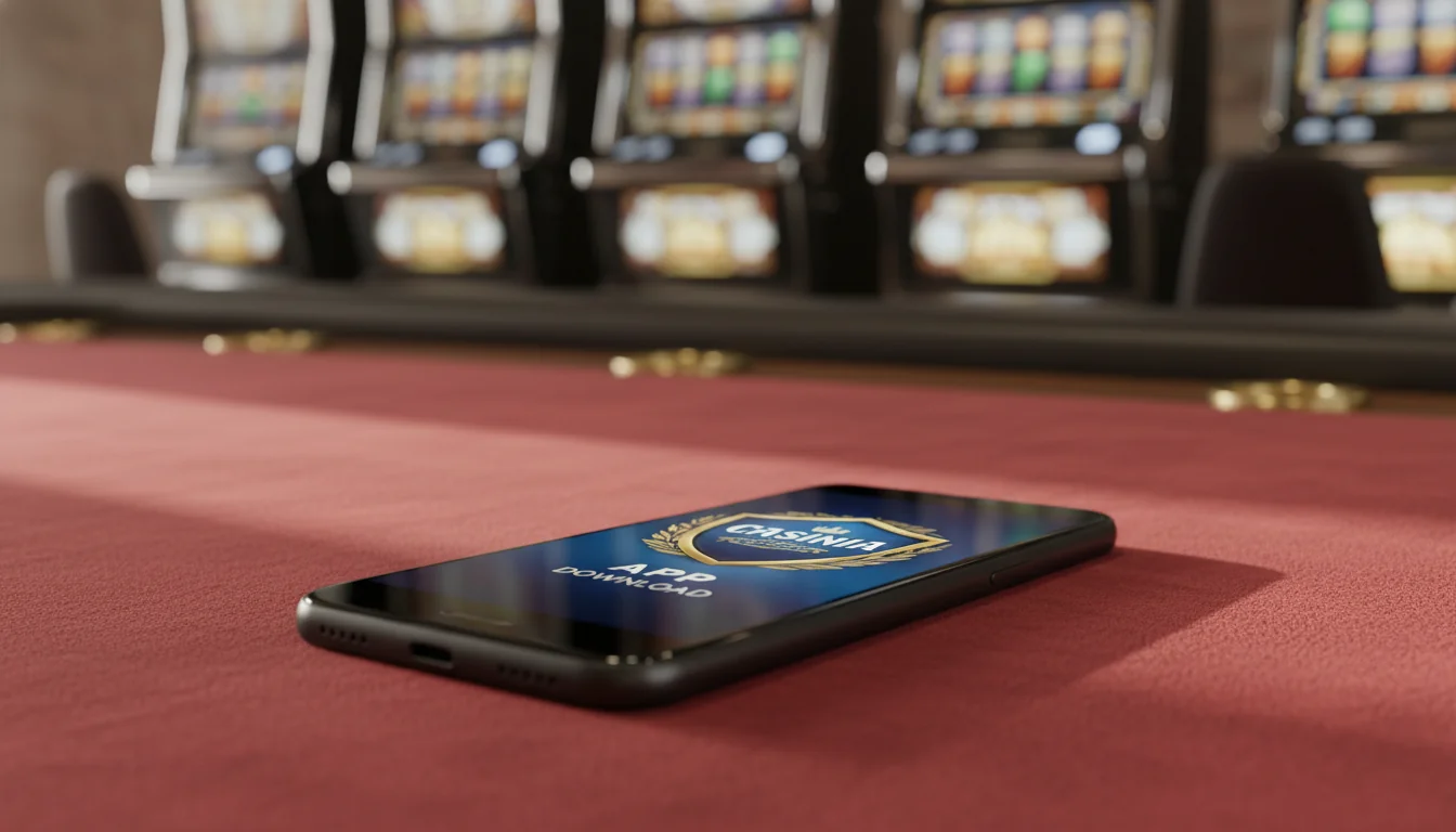 Casinia Casino lobby with various game icons